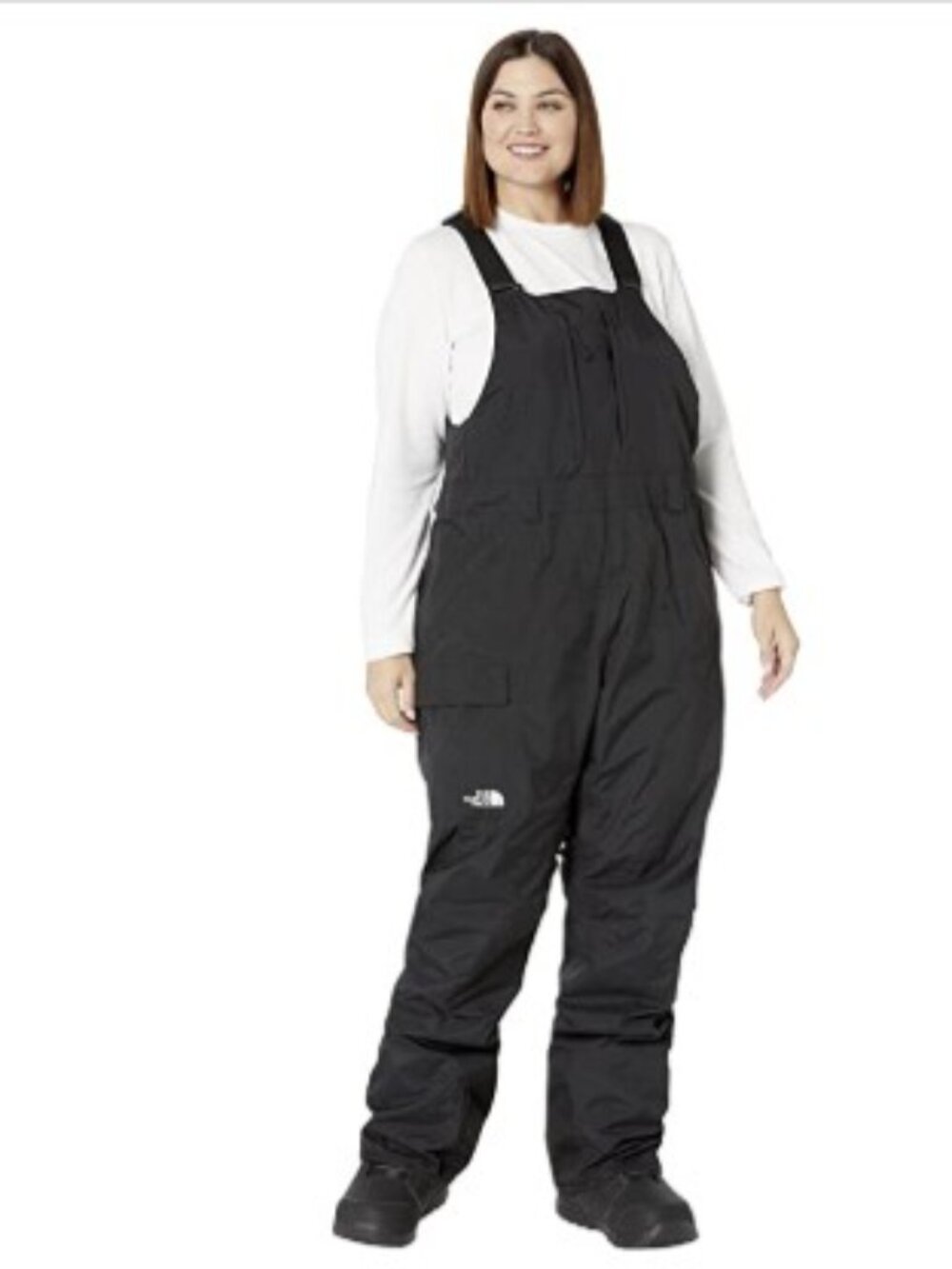 The North Face Womens Plus Freedom Insulated Bib Black Size 3X Regular NF0A7WYZ
